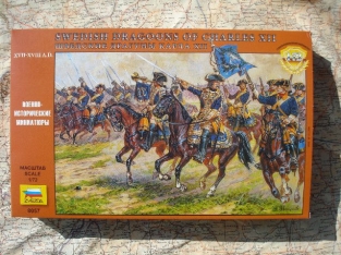 Zvezda 8057  SWEDISH DRAGOONS of CHARLES XII